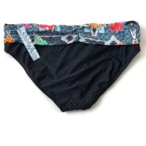 Into the Bleu By Amerex Hipster Bikini Bottoms Size 12